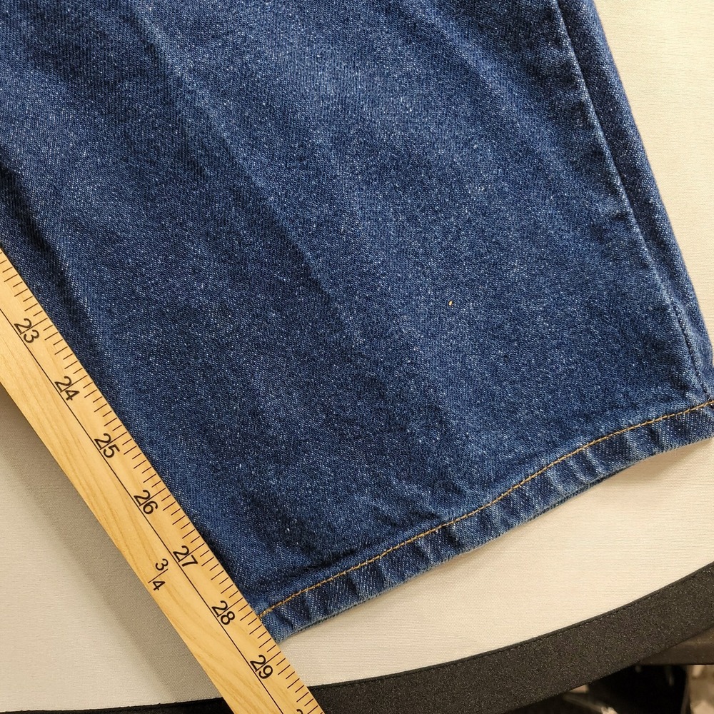 LL Bean Denim Jeans Mens 44x29‎ Blue Natural Fit Straight Cotton - Picture 7 of 10